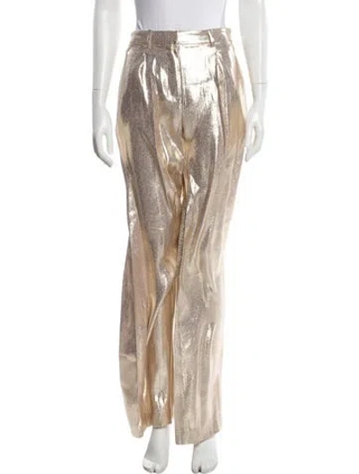 Pre-owned Ramy Brook Silk Wide Leg Pants W/ Tags In Neutral