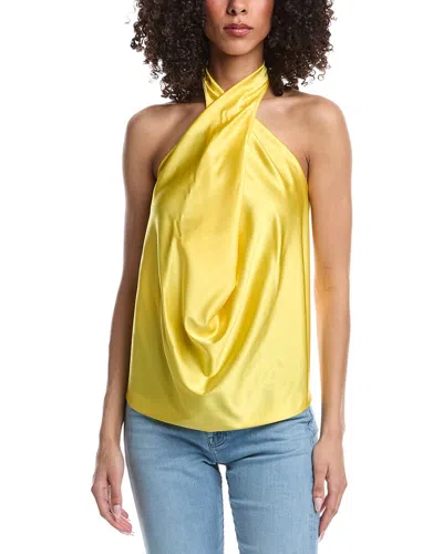 Ramy Brook Silk-blend In Yellow