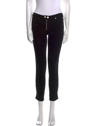 Pre-owned Ramy Brook Skinny Leg Pants In Black