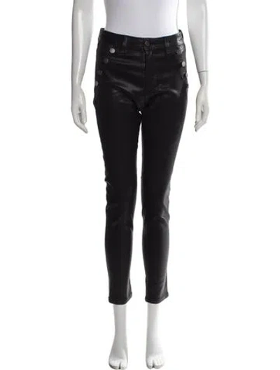 Pre-owned Ramy Brook Skinny Leg Pants In Black