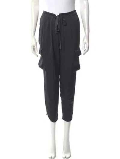 Pre-owned Ramy Brook Skinny Leg Pants In Gray