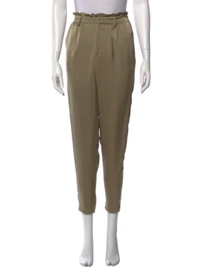 Pre-owned Ramy Brook Skinny Leg Pants In Green