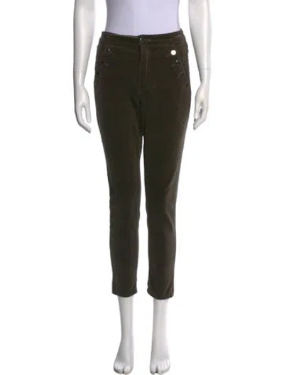 Pre-owned Ramy Brook Skinny Leg Pants In Green