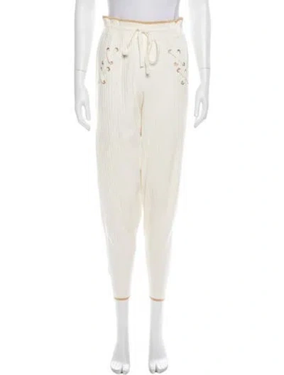 Pre-owned Ramy Brook Skinny Leg Pants In White