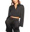Ramy Brook Skyla Button Down Shirt In Black