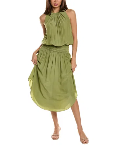 Ramy Brook Sleeveless Audrey Midi Dress In Green