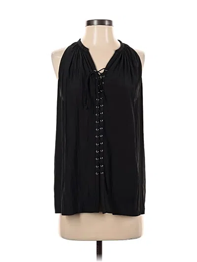 Pre-owned Ramy Brook Sleeveless Blouse In Black
