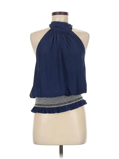 Pre-owned Ramy Brook Sleeveless Blouse In Blue