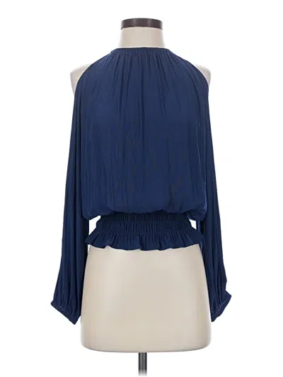 Pre-owned Ramy Brook Sleeveless Blouse In Blue