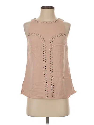 Pre-owned Ramy Brook Sleeveless Blouse In Brown