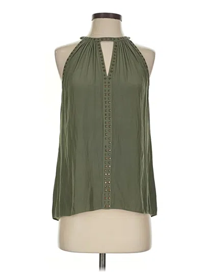 Pre-owned Ramy Brook Sleeveless Blouse In Green