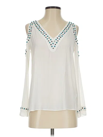 Pre-owned Ramy Brook Sleeveless Blouse In Ivory