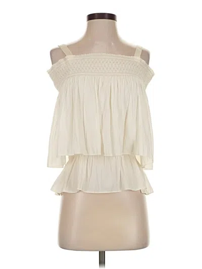 Pre-owned Ramy Brook Sleeveless Blouse In Ivory