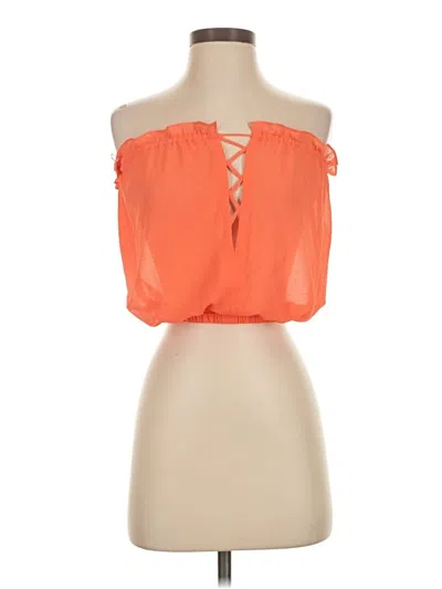 Pre-owned Ramy Brook Sleeveless Blouse In Orange