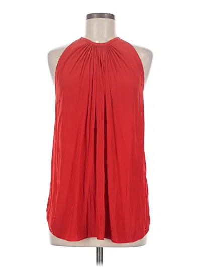 Pre-owned Ramy Brook Sleeveless Blouse In Red