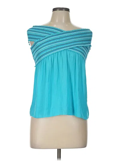 Pre-owned Ramy Brook Sleeveless Blouse In Teal