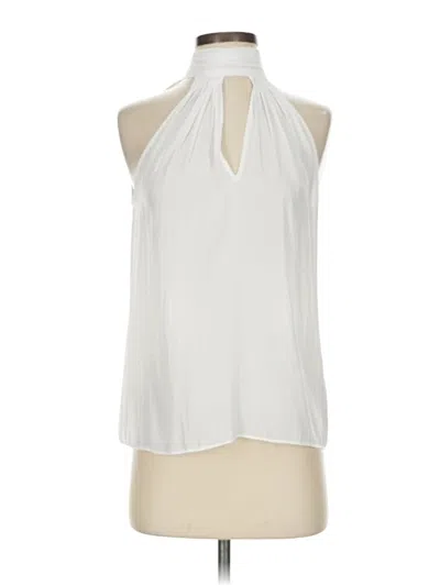 Pre-owned Ramy Brook Sleeveless Blouse In White
