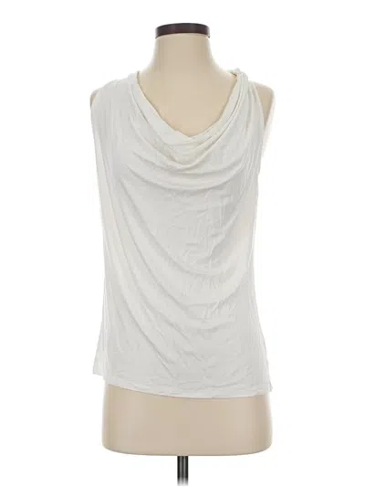 Pre-owned Ramy Brook Sleeveless Blouse In White