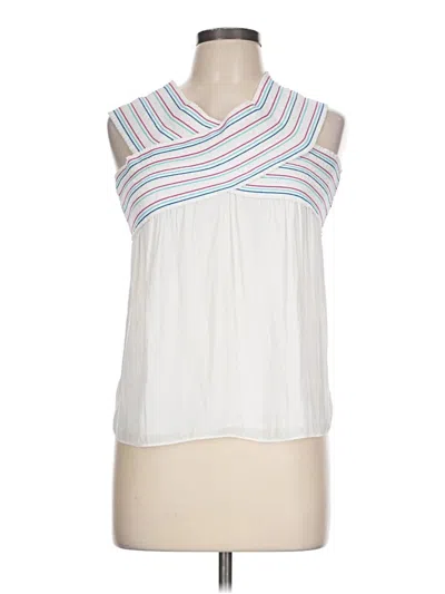 Pre-owned Ramy Brook Sleeveless Blouse In White