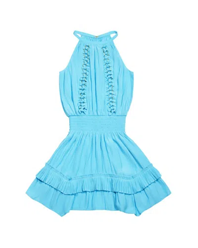 Ramy Brook Kids' Sleeveless Mini Dress In Blue