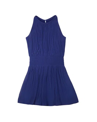 Ramy Brook Kids' Sleeveless Mini Dress In Blue