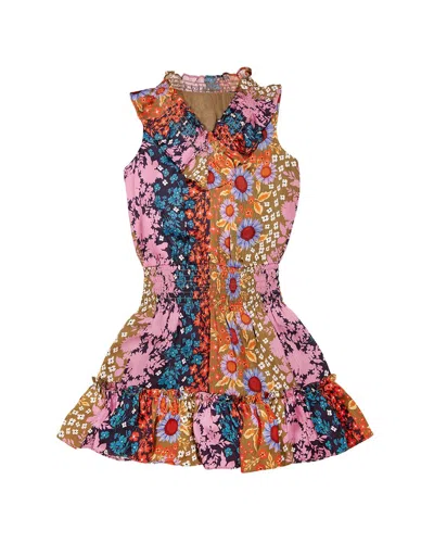 Ramy Brook Kids' Sleeveless Mini Dress In Red