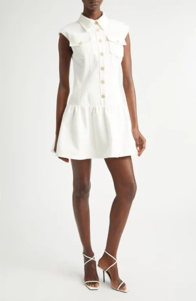 Ramy Brook Sofi Cap Sleeve Minidress In White
