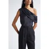 Ramy Brook Sol Asymmetric Sleeveless Top In Black