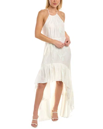 Ramy Brook Sophia Silk-blend Maxi Dress In White