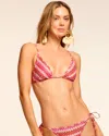 Ramy Brook Sparkle Azura Triangle Bikini Top