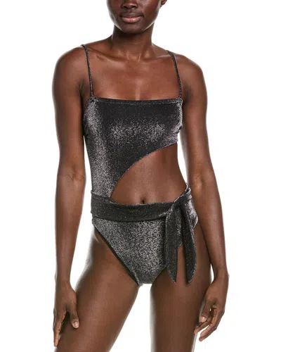 Ramy Brook Sparkle Gigi One-piece In Black