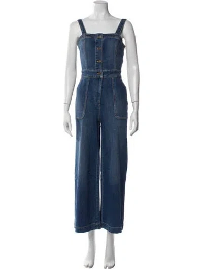 Pre-owned Ramy Brook Square Neckline Jumpsuit W/ Tags In Multicolor