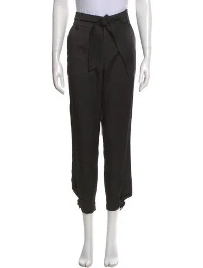 Pre-owned Ramy Brook Straight Leg Pants In Black
