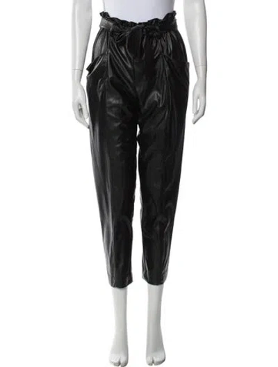 Pre-owned Ramy Brook Straight Leg Pants In Black