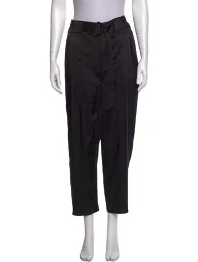 Pre-owned Ramy Brook Straight Leg Pants In Black