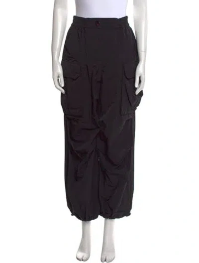 Pre-owned Ramy Brook Straight Leg Pants In Black