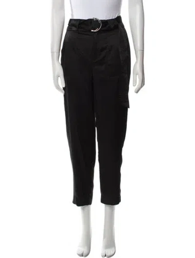 Pre-owned Ramy Brook Straight Leg Pants In Black