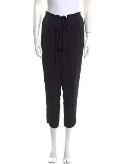 Pre-owned Ramy Brook Straight Leg Pants In Black