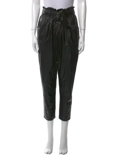 Pre-owned Ramy Brook Straight Leg Pants In Black