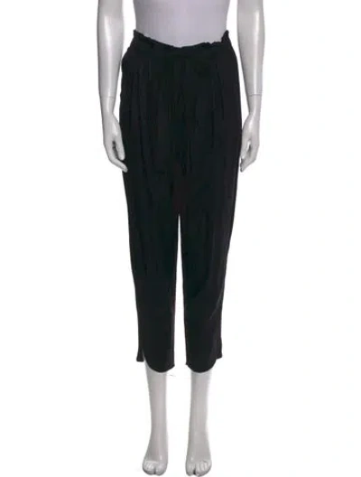 Pre-owned Ramy Brook Straight Leg Pants In Black