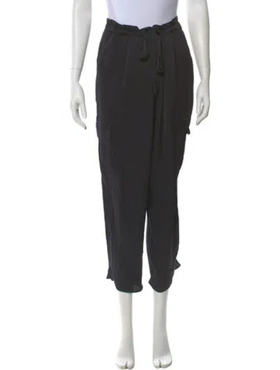 Pre-owned Ramy Brook Straight Leg Pants In Black