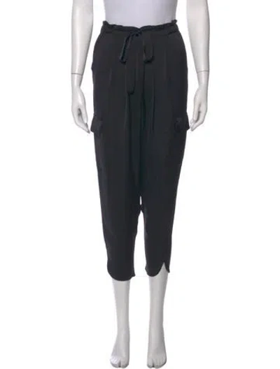 Pre-owned Ramy Brook Straight Leg Pants In Black