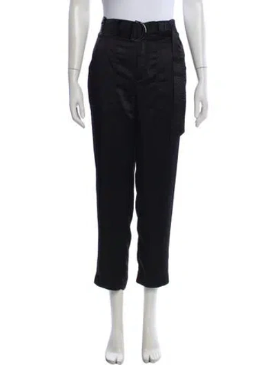 Pre-owned Ramy Brook Straight Leg Pants In Black