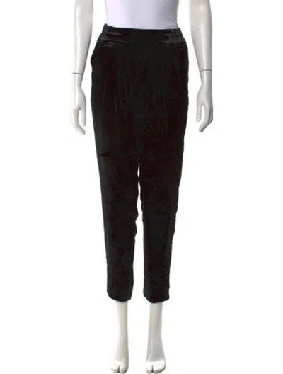 Pre-owned Ramy Brook Straight Leg Pants In Black