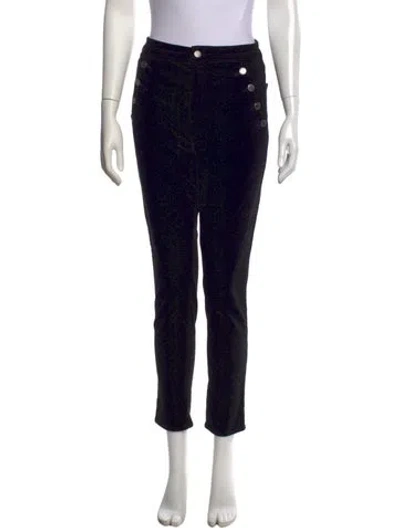 Pre-owned Ramy Brook Straight Leg Pants In Black