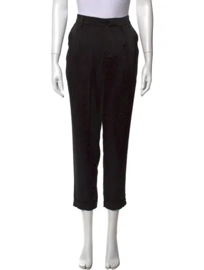 Pre-owned Ramy Brook Straight Leg Pants In Black