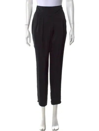 Pre-owned Ramy Brook Straight Leg Pants In Black
