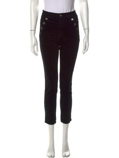 Pre-owned Ramy Brook Straight Leg Pants In Black