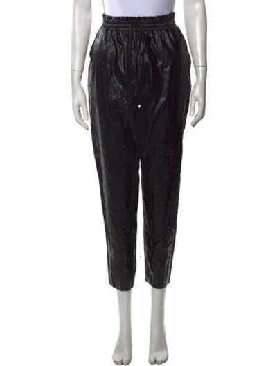 Pre-owned Ramy Brook Straight Leg Pants In Black