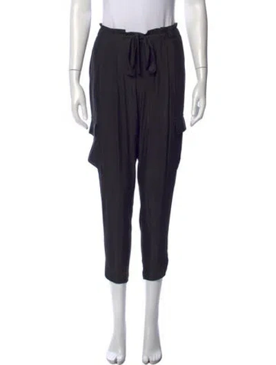 Pre-owned Ramy Brook Straight Leg Pants In Black